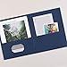Avery Two Pocket Folders, Holds up to 40 Sheets, Business Card Slot, Ideal for Portfolios, Presentations and School, Dark Blue, Box of 25 (47985)