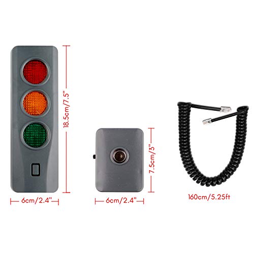 CICMOD Car Parking Sensor, Safe Light Parking System Assist Distance Stop Aid Guide Sensor for Home Garage - Thumbnail 4