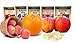Plenty Fruit Combo Pack Lemon Tree, Banana Tree, Strawberry, Apple Tree, Blueberry (Organic) 295+ Seeds & 7 Plant Markers