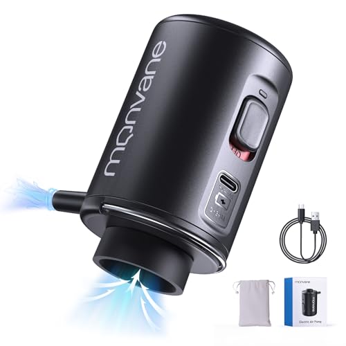 MONVANE Pompe pour Sacs Sous Vide Vêtement, Mini Aspirateur Électrique USB Sans Fil pour Sacs de Compression, Portable Idéale pour Voyages
