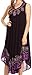 Sakkas 40SE Sundari Caftan Tank Dress / Cover Up - Eggplant - One Size