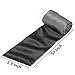 Soft Satin Eye Mask Blindfold Comfortable Sleeping Masks for Women (Black)
