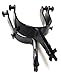 M-Royal Mens Bull Riding Spurs 30 Degree Offset Black Spurs Bull Rider Gear