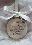 Memorial Christmas Ornament Sympathy Gift Angel in