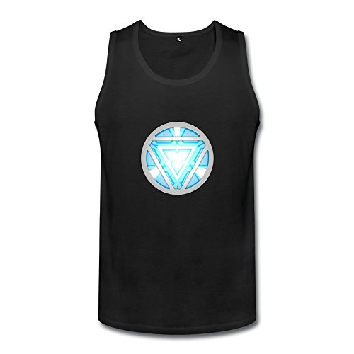 RBKING Men's Lightup Arc Reactor Led Iron Man Tank Top Size S