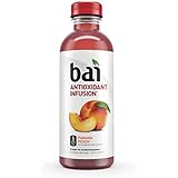 Bai Panama Peach, Antioxidant Infused, Flavored Water Drink, 18 Fluid Ounce Bottles, 12 count