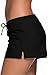 ENLACHIC Womens Board Shorts Tropical Hawaiian Floral Print Beach Swim Trunks with Drawstring