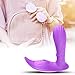 Sucking Vibrator Wearable Vibrator, PALOQUETH Clitoral Stimulator Personal G Spot Dildo Vibrator for Women 10 Suctions& Vibrations Modes, Rechargeable Waterproof 2 in 1 Sucking Sex Toy