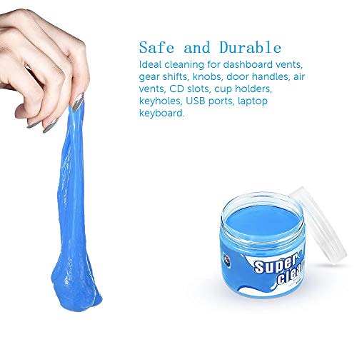 Sendida Car Cleaner Gel Detailing Putty - Auto Interior Cleaning Glue for PC Tablet Laptop Keyboards Car Vents Cleaner Slime Goop