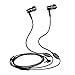 KINDEN Anti-radiation Headphones Air Tube Headset Radiation Free Earbuds With Microphone Binaural Acoustic Stereo Noise Isolating Alumium Metal Housing Wired In-Ear Handsfree (Black)