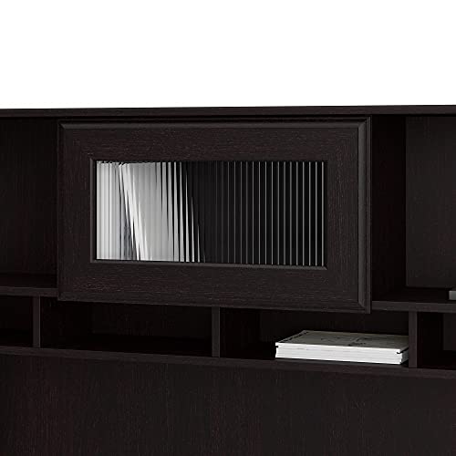 Bush Furniture Cabot 60W Hutch, Espresso Oak Pricepulse