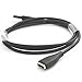 QIBOX Replacement Charging Cable Charger for Fitbit Surge Fitness Superwatch Watch Band Smart Watch Premium Quality One Year Warranty Charge (Black)