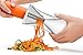 iCooker Spiralizer Spiral Slicer [FREE Stainless Steel Peeler + Cleaning Brush + Recipe Guide + Carry Bag] Professional Vegetable Spiral Cutter For Veggie Zucchini Pasta - Best Carrot Shredder