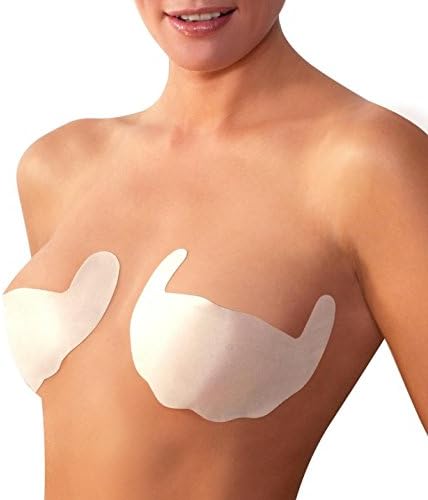 rararoom No.01 Strapless, Backless, Stick on Disposable Bra DD Cup Beige
