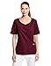 Cherokee Women's Workwear Scrubs V-Neck Top, Wine, XX-Large