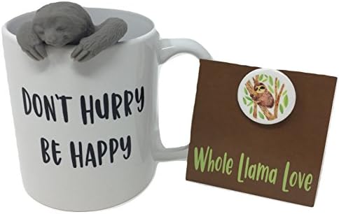 Sloth Tea Infuser Gift Set with White 11oz Mug - Top Shelf Diswasher &amp; Microwave Safe