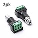 3.5mm Stereo Female terminal block panel mount connector 2 pack primary