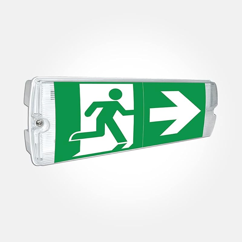 LEDBRITE 5W LED Emergency Bulkhead Light Maintained Non-Maintained IP65 Exit
