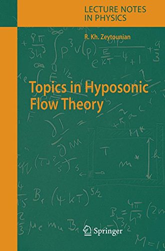 Topics in Hyposonic Flow Theory (Lecture Notes in Physics)