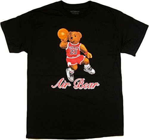 Authentic Classics, Men's Air Bear Michael Jordan Shirt, Black ( M-2XL) (X-Large)