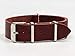 Benchmark Straps 20mm Oxblood Oiled Leather NATO Watchband (More Colors Available)