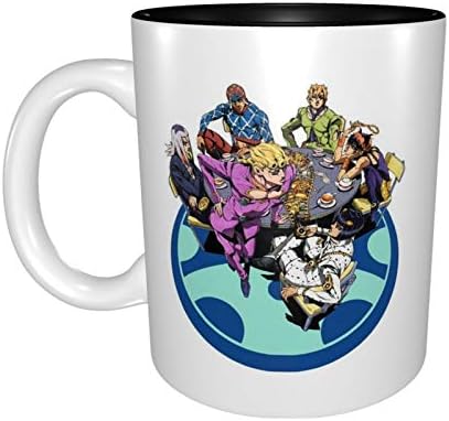 ジョジョの奇妙な冒険 マグカップ 陶器 電子レンジ温め 330ml おしゃれ コーヒー 新生活 耐熱 マグ キャラクター Cybermondayサイバーマンデー21