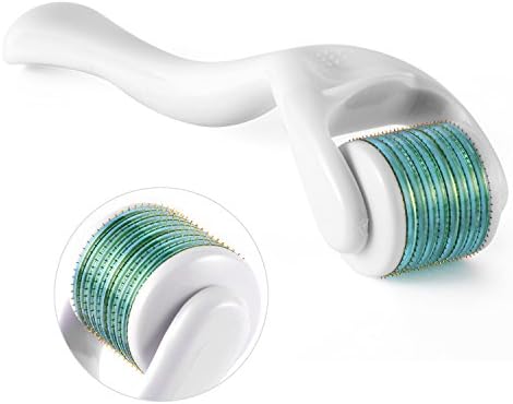 Derma Roller Kit for Face 0.50mm - Microneedle Roller for Face 540 Titanium Micro Needles