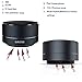 Basse Portable Bluetooth Speakers - Super Bass Mini Metal Wireless Speaker System For iPhone, Car, TV, Outdoors & More - Radio Function, USB and TF Card Port, Durable & Compact, Black