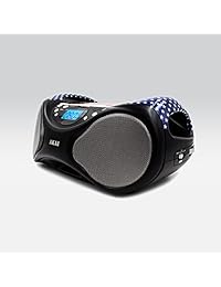 Akai CD Boombox ce2000 usa Limited Edition con visualización LCD portátil AM FM + AUX + Bass Boost