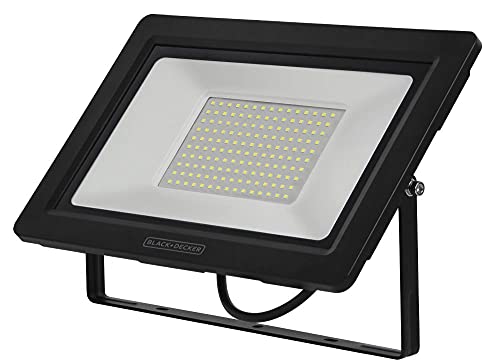 Refletor LED Eco Black+Decker, Branca, 150W, Bivolt, Conector Cabo