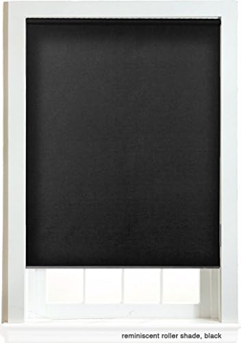 PHASE II Custom Made Reminiscent Blackout Cordless Roller Shades - Inside Mount