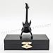 Odoria 1/12 Miniature Electric Guitar Dollhouse Musical Instruments Accessories, Black