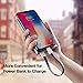 Lighting Cord + Fast iPhone Charge + Short Keychain Charger Cable + 7- Inch Portable Sync USB + Compatible with All iPhones, iPad, AirPods, iPod, Gift for Men Women, Black