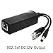 ANVISION Active PoE Splitter Adapter, DC 12V Output, IEEE 802.3af Compliant, 10/100Mbps, for IP Camera AP Voip Phone and More, AV-PS12