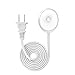 Electric Toothbrush Replacement Charger, Long Cable, Travel Charger Base Holder, AC Powered, for Braun Oral-b, Model 3757, White