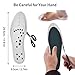 Mindinsoles Insoles for Women Men Reflexology Feet Acupressure Magnetic Massage Pain Relief Shoe Inserts (White)