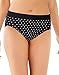 Bali Women's Panties, Brief Panties for Everyday Comfort, Smoothing Underwear, Seamless Brief Panty (Colors May Vary), Black Winter White/White Dot Print, X-Large