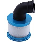 HobbyPark RC Air Filter Aluminum Capped w/Element Sponge 04104 Nitro Engine Parts for 1:10 Monster Truck Off Road Buggy Redcat HSP Exceed (Blue)