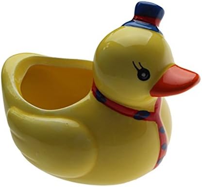 Emours Cute Duck Ceramic Critter Bath for Hamsters Mice and Other Small Animals,Small