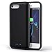 Battery Case for iPhone 6/7/8, [Upgraded] 6000mAh Rechargeable Portable Charger Case Extended Battery Pack for iPhone 6/7/8 (4.7 inch)Protective Power Charging Case-Black