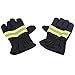 KKmoon Fire Protective Gloves Cut Resistant Work Gloves Fire Proof Waterproof Heat-Resistant Flame-Retardant Gloves with Reflective Strap