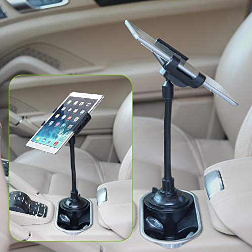 Cellet Multi-Angle Cup Holder Mount: Secure Grip for Your Tablet or Smartphone with 360-Degree Compatible for Apple iPad Pro iPhone 15 14 13 Pro Max Mini SE Galaxy S23 S22 S21 Google Pixel 8 Pro