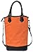 Vina 2 Bottle Wine Tote Bag - Thermal Insulated Champagne Purse Cooler Carrier with Strong Handle and Shoulder Strap, Great for Travel and Restaurants, Picnics, Orange