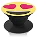 Smartphone Expanding Stand and Grip (Premium 3M) - Phone Accessories (Galaxy S7, S7 Edge, iPhone SE / 6 / 6+ / 6S / 7 / 7+) + Tablets (Amazon Fire, iPad / iPad Mini) (Love Emoji)