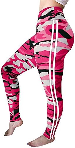 Letter Yoga Pants, Women's Fashion Workout Leggings Fitness Sports Gym Running Yoga Athletic Pants by Neartime
