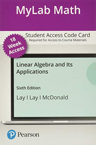 Linear Algebra+Its Appl. Mylab Access