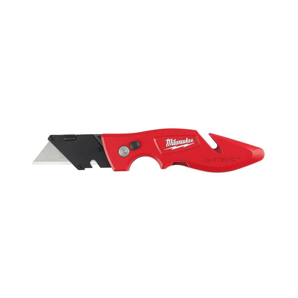 Milwaukee 48-22-1901 Navaja multiusos Fastback Press and Flip con clip para cinturón y pelador de cables integrado