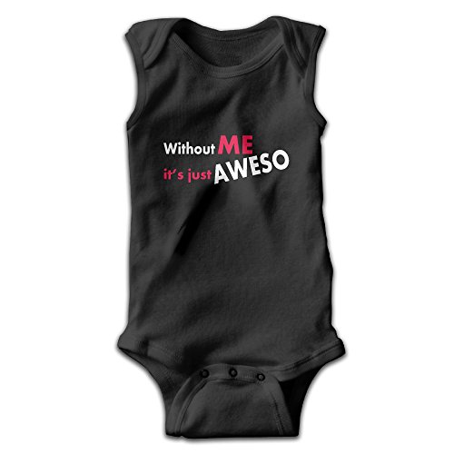 Michael Conti Without Me It Is Just Aweso Sleeveless Baby Romper Cotton Newborn Jumpsuit Boys Girls Clothes