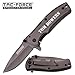 GIFTS INFINITY Free Engraving - Tac-Force Titanium Coated Stainless Steel Quality Pocket Knife