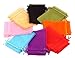Bezall 100Pcs Sheer Organza Bags 5x7 Inches, Assorted Color Small Mesh Drawstring Jewelry Gift Pouches Wedding Party Christmas Favor Bags